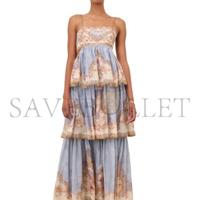 ZIMMERMANN DAYLIGHT TIERED MAXI DRESS 5353DRS263